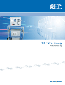 REO test technology - REO-USA