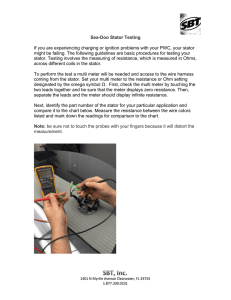 Sea-Doo Stator Testing If you are experiencing charging or