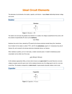 Ideal Circuit Elements