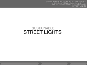 street lights - City of Salem