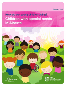 Children with special needs in Alberta
