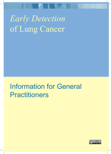 Early Detection of Lung Cancer
