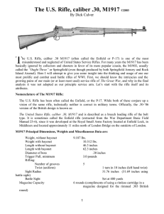 The US Rifle, Caliber .30, M1917