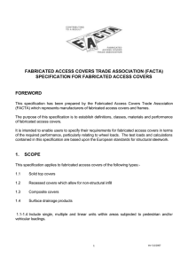 fabricated access covers trade association (facta)