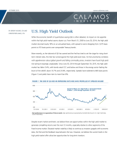 US High Yield Outlook