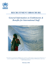 recruitment brochure