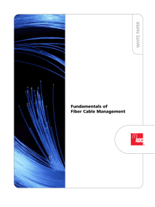 Fundamentals of Fiber Cable Management