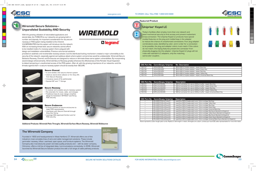 Commscope Cat6a Conduit Fill Chart