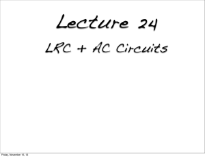 LRC + AC Circuits