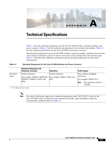 Technical Specifications