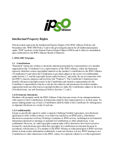 Intellectual Property Rights