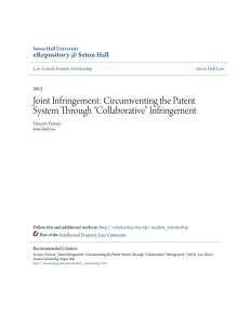 Joint Infringement: Circumventing the Patent System Through â