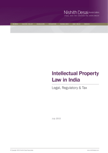 Intellectual Property Law in India