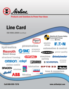 Line Card - Airline Hydraulics
