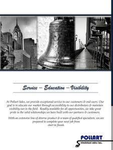 Service – Education – Visibility