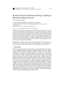 Dynamic Electrical-Mechanical Energy Coupling in Electrolyte