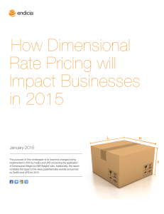 How Dimensional Rate Pricing will Impact Businesses in