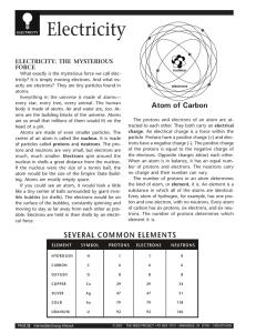 Electricity, the mysterious force