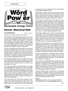 Renewable Energy Terms