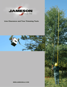 Line Clearance and Tree Trimming Tools