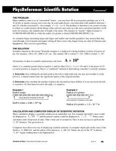 Scientififc / Engineering / SI Prefix Notation Reference