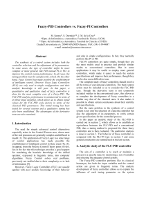 Fuzzy-PID Controllers vs. Fuzzy