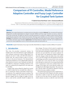 Comparison of PI Controller, Model Reference Adaptive Controller