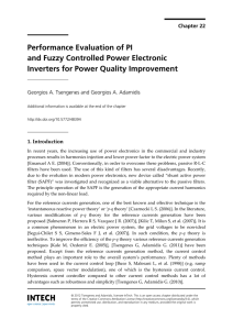 Performance Evaluation of PI and Fuzzy Controlled Power