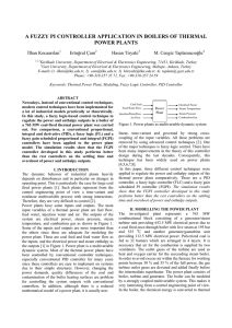 a fuzzy pi controller application in boilers of thermal power