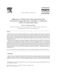 Application of hybrid fuzzy logic proportional plus conventional