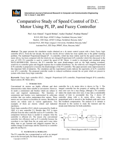 35-h-Comparative Study of Speed Control of D.C. Motor Using PI, IP