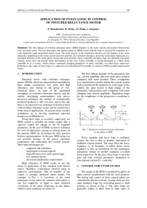 application of fuzzy logic in control of switched reluctance motor