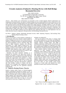 Circuits Analysis of Inductive Heating-Device with Half