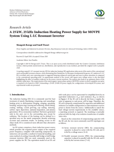 A 25 kW, 25 kHz Induction Heating Power Supply for MOVPE
