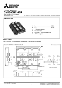 HVIGBT R Series CM1200HC-90R