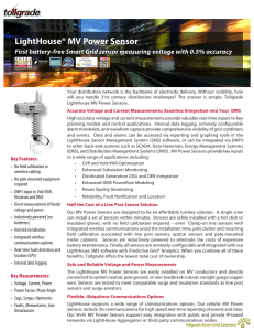 LightHouse® MV Power Sensor