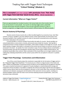 Treating Pain with Trigger Point Techniques