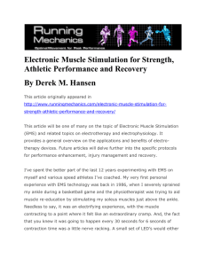 Electronic Muscle Stimulation for Strength, Athletic Performance and