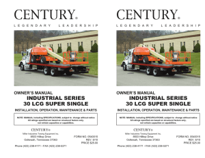 Century 30 Series LCG Industrial Super Single
