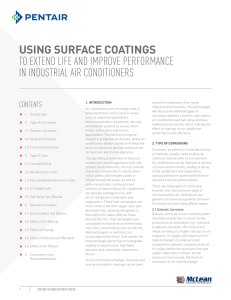 Using Surface Coatings to extend life and improve performance in