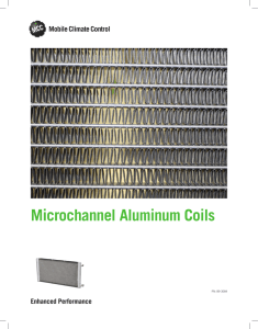 Microchannel Aluminum Coils