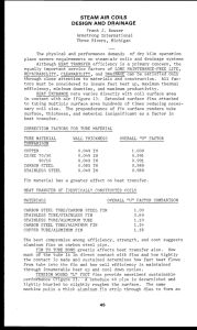 STEAM AIR COILS DESIGN AND DRAINAGE 45