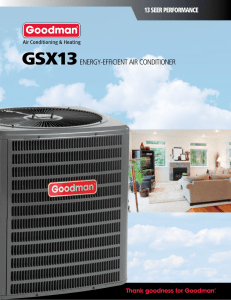 Brochure - Georgetown Heating and Air Conditioning