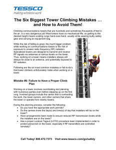 The Six Biggest Tower Climbing Mistakes