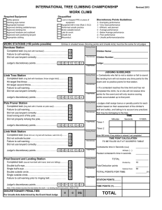 total - International Tree Climbing Championship