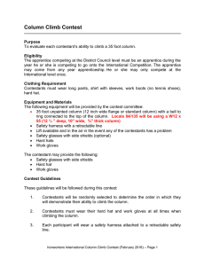 Column Climb Contest