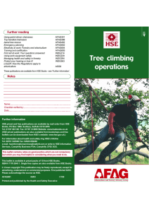 Tree climbing operations
