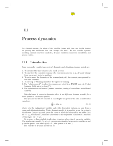 Process dynamics