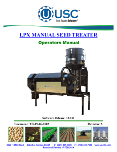 lpx manual seed treater