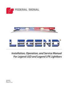 Legend Installation Manual